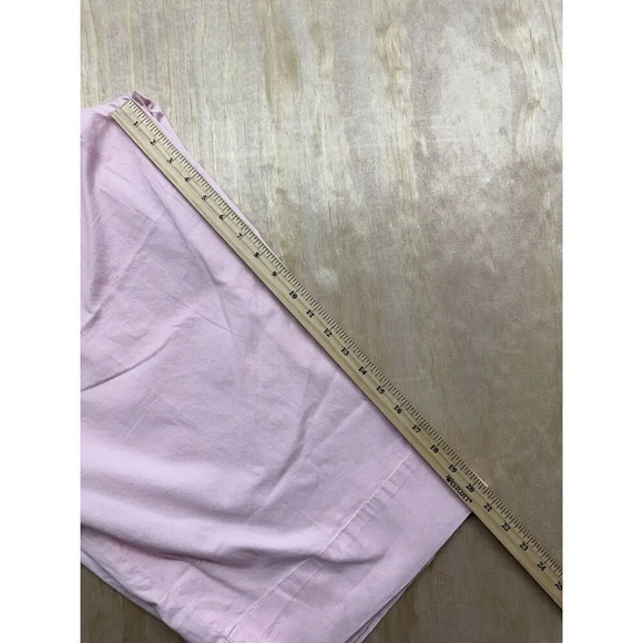 Avenue Pink Chino Capri Size 22 NWTs Stonewashed Cotton Blend - Picture 6 of 8